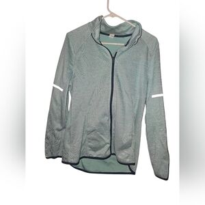 7/126. Xersion Mint Green Zip-Up Sweatshirt